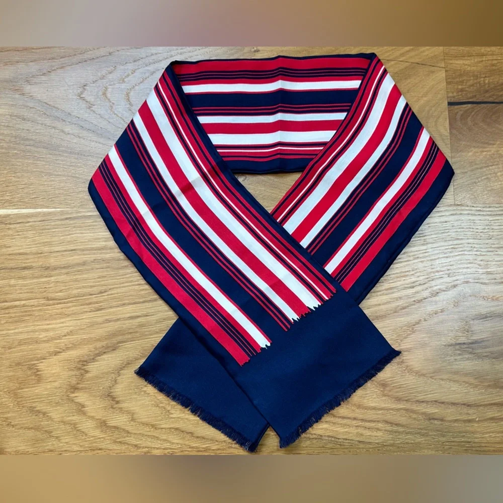 ❤️ Red, White & Blue Striped Scarf ❤️